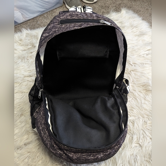 PINK Victoria\'s Secret Campus Logo Backpack Bag Commuter Full Marl Heather Gray main image 7